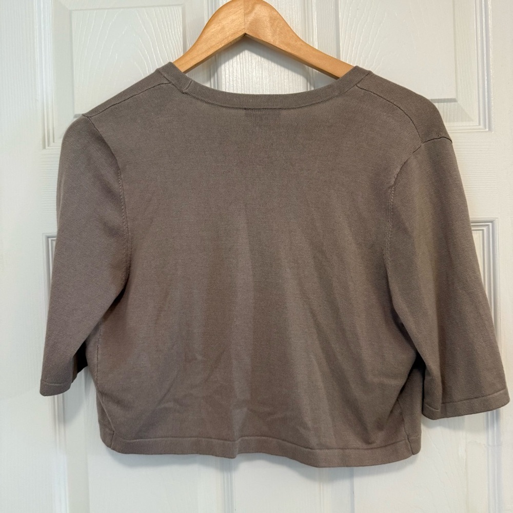 NWT Ann Taylor Crop Shrug - Picture 2 of 4